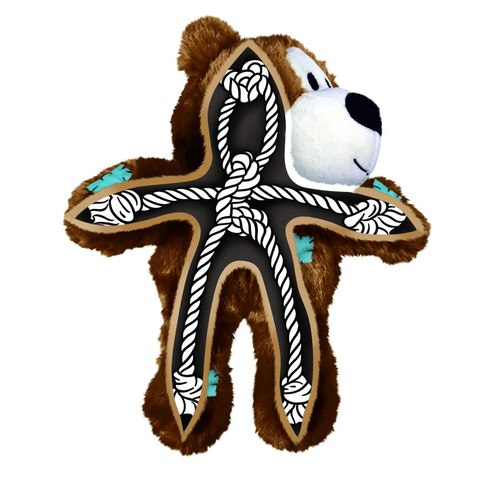 Kong Wild Knots Bear Toy for Dogs (White) - Image 2
