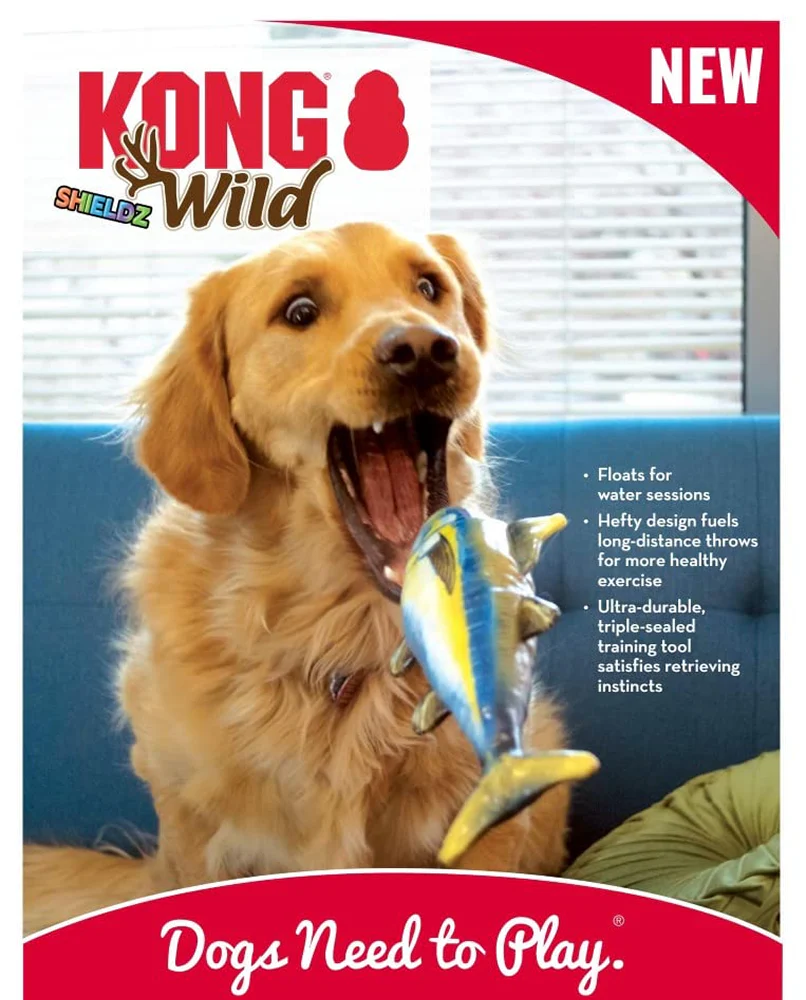Kong Wild Shieldz Perch Toy for Dogs (Multicolour) - Image 5
