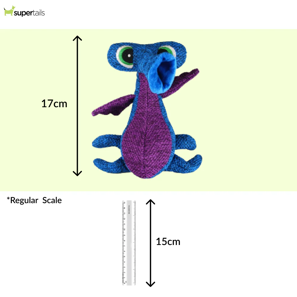 Kong Woozles Toy for Dogs (Blue) - Image 3