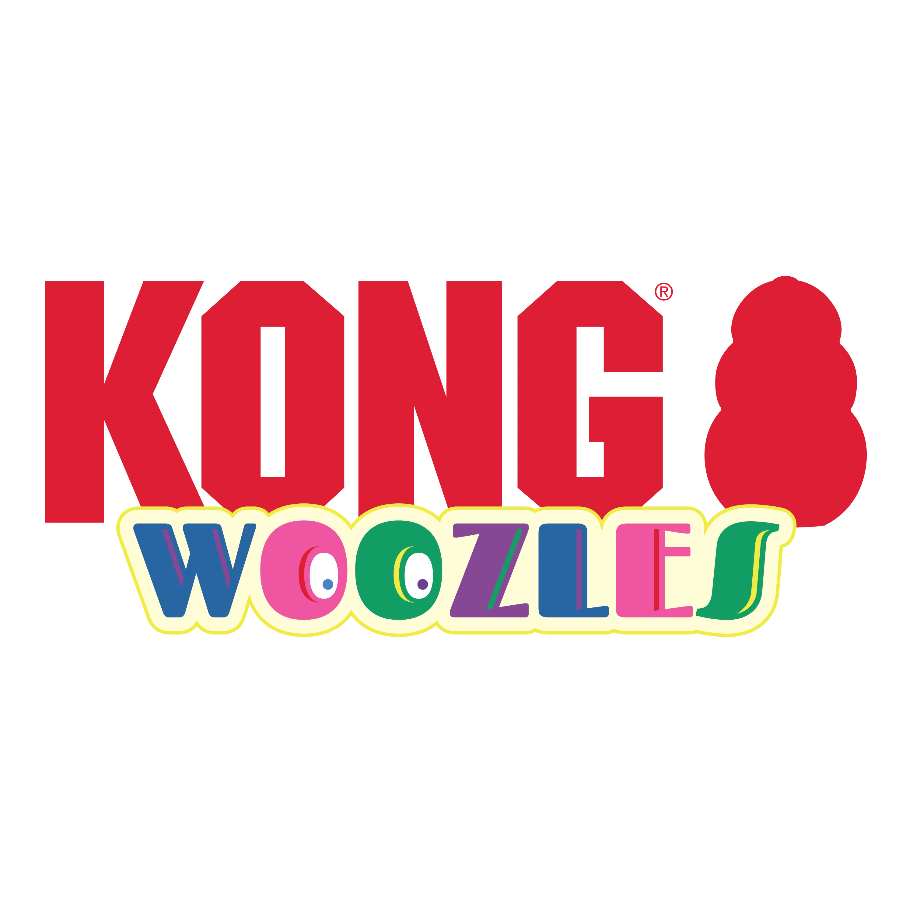 Kong Woozles Toy for Dogs (Blue) - Image 4