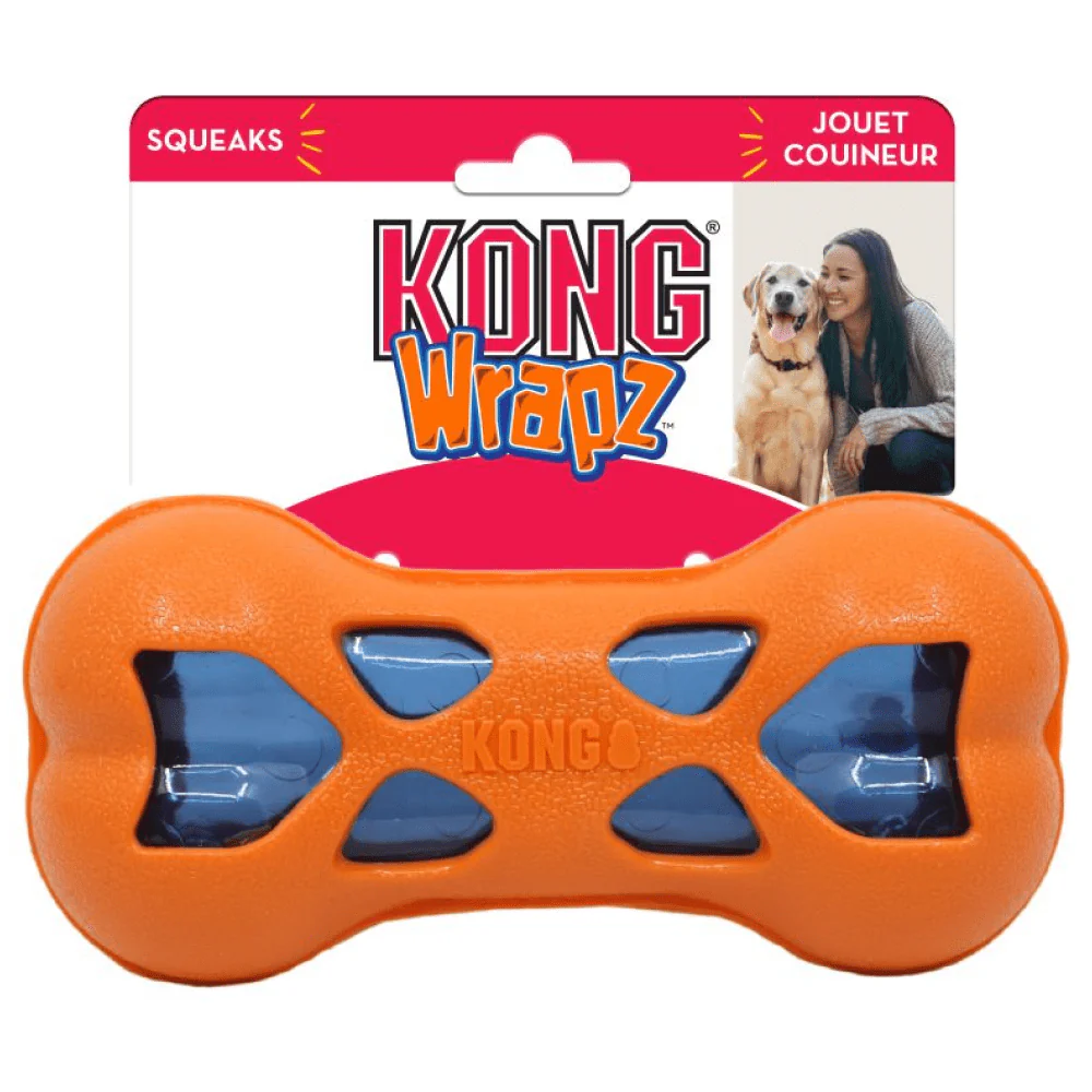 Kong Wrapz Bone Toy for Dogs - Image 3