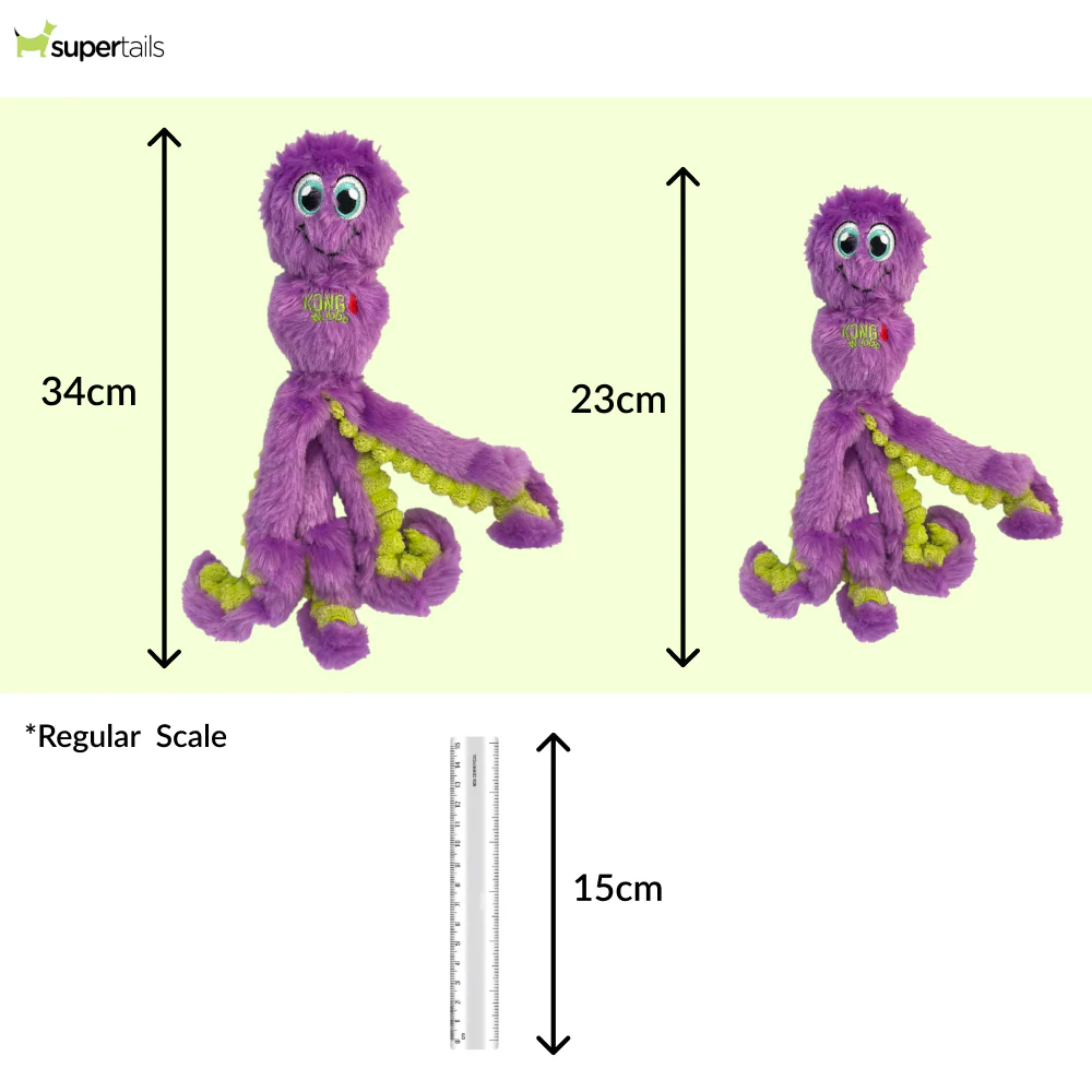 Kong Wubba Octopus Toy for Dogs (Purple) - Image 2