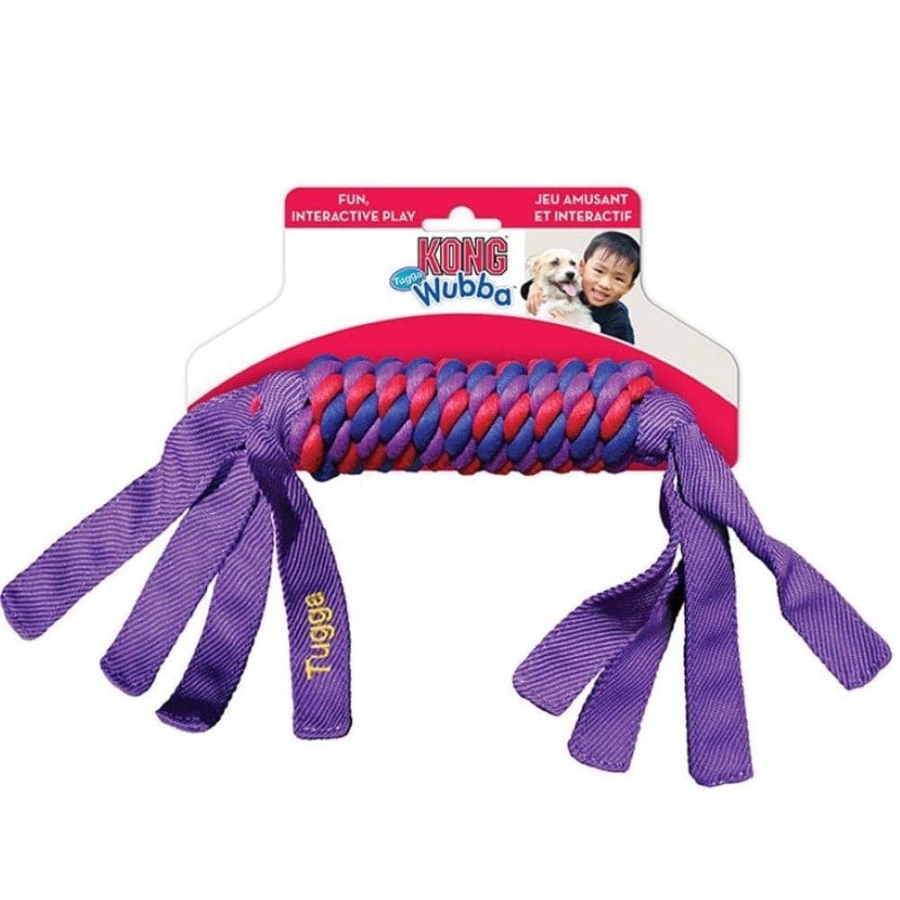 Kong Wubba Tugga Toy for Dogs (Purple) - Image 2