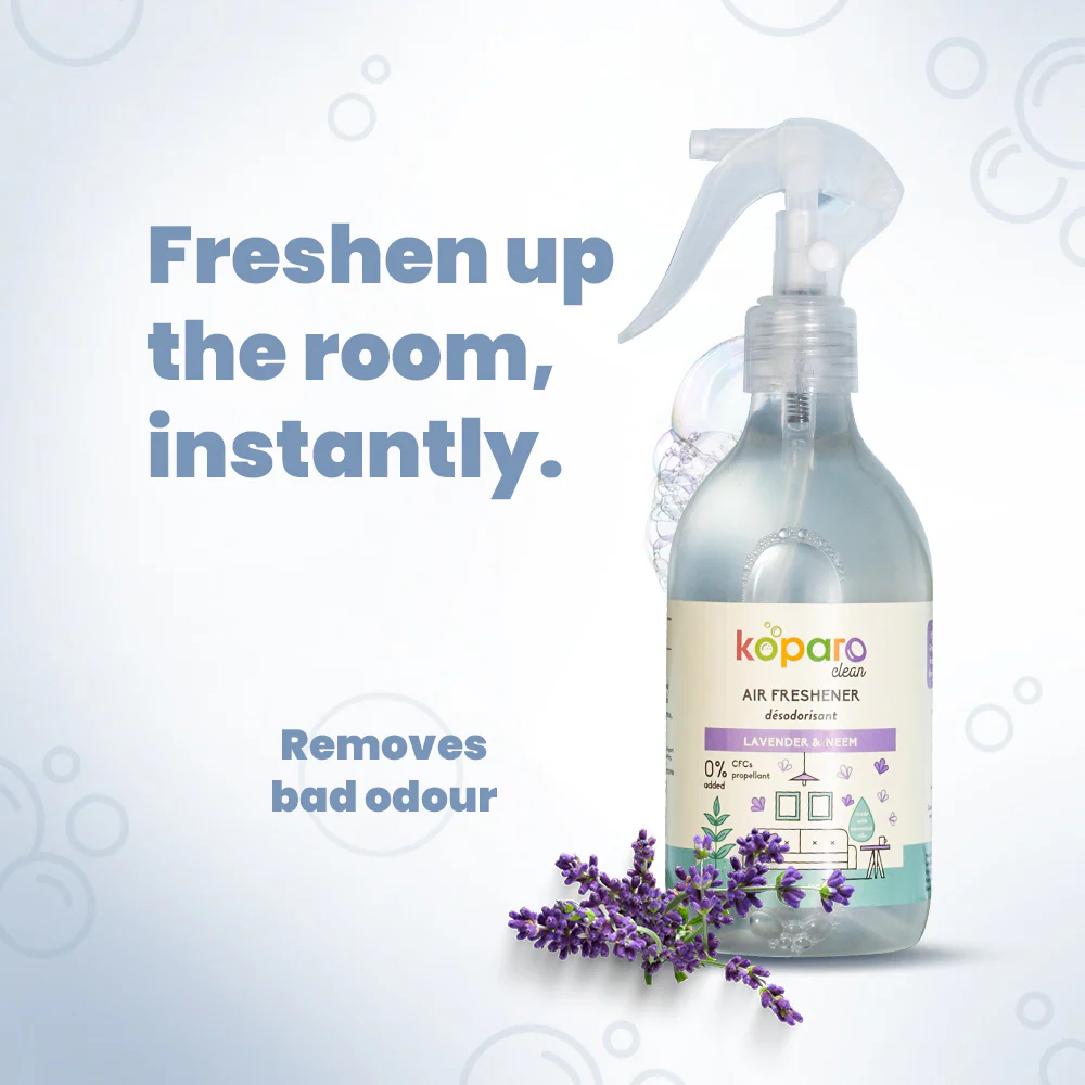 Koparo Clean Natural Air Freshener Lavender & Neem Fragrance (Pet Safe) - Image 6
