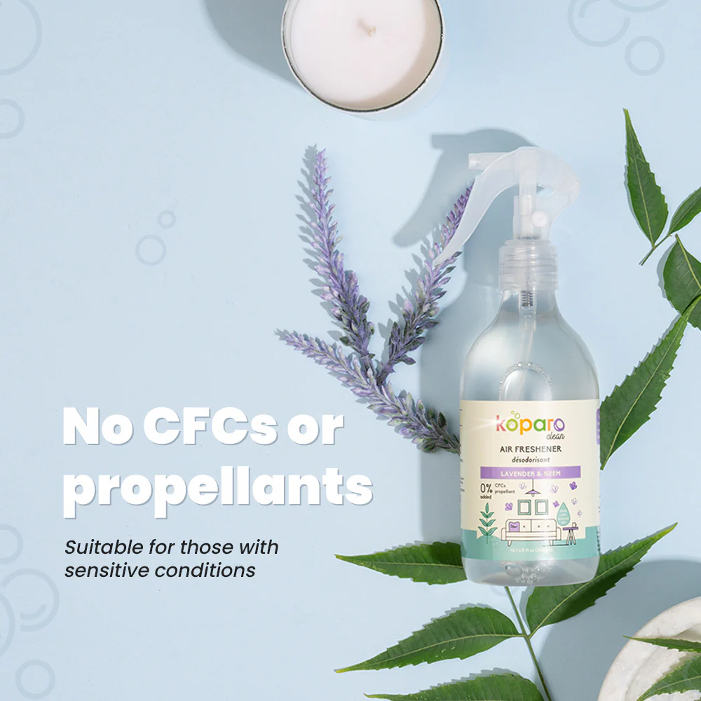 Koparo Clean Natural Air Freshener Lavender & Neem Fragrance (Pet Safe) - Image 7