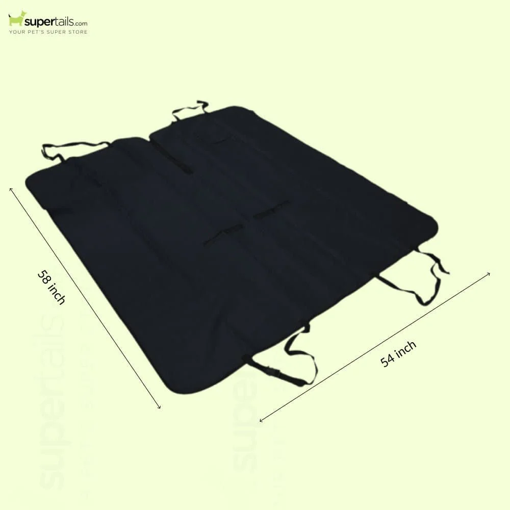 Fluffy's Kozi Pet Hatchback Car Seat Cover for Dogs and Cats (Black) - Image 2