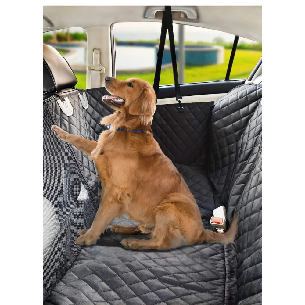 Fluffy's Kozi Pet Hatchback Car Seat Cover for Dogs and Cats (Black) - Image 5