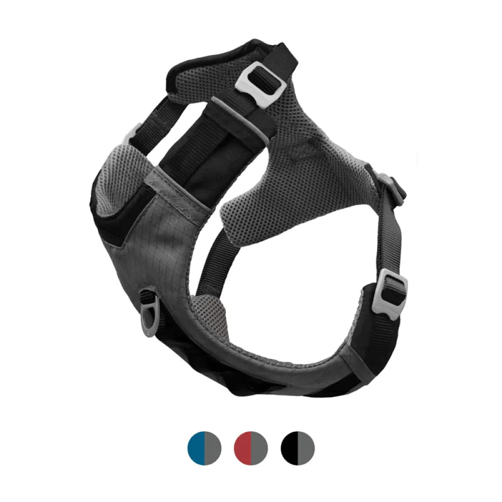 Kurgo Journey Air Harness for Dogs (Black/Gargoyle Grey) - Image 3