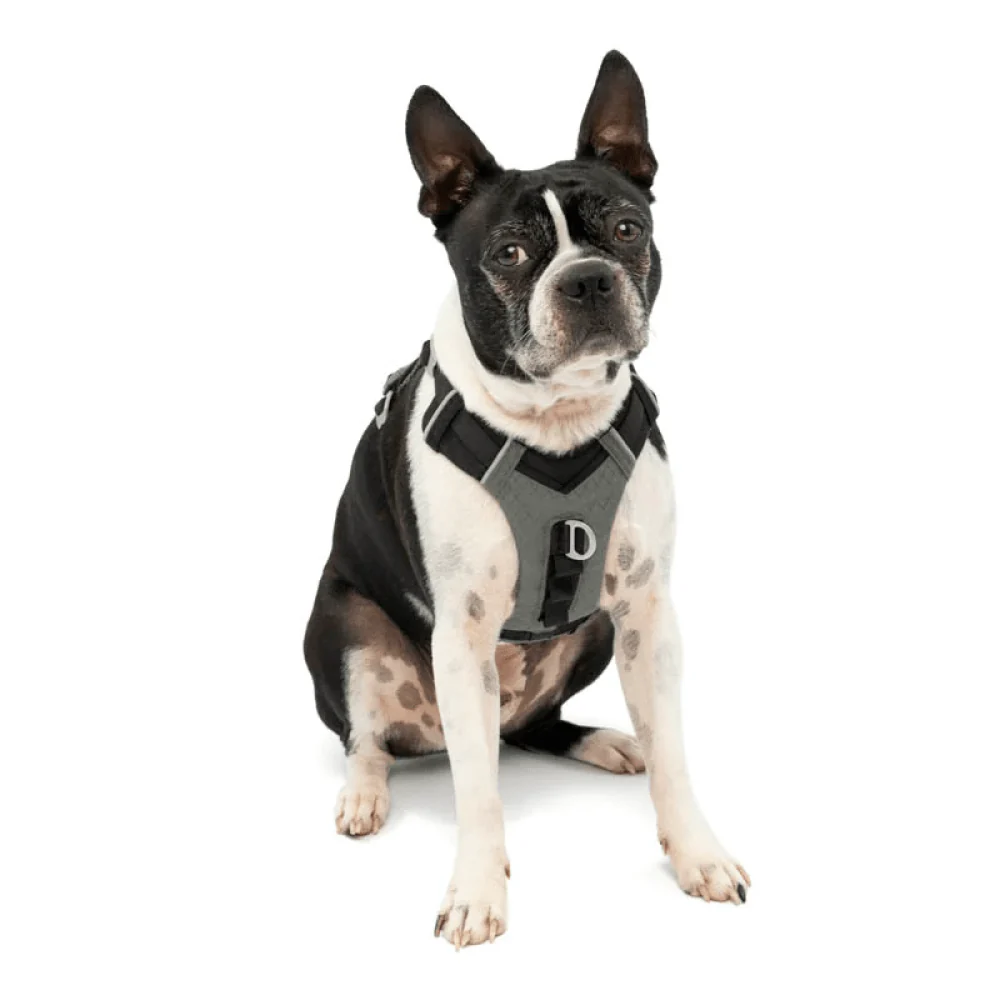 Kurgo Journey Air Harness for Dogs (Black/Gargoyle Grey) - Image 6