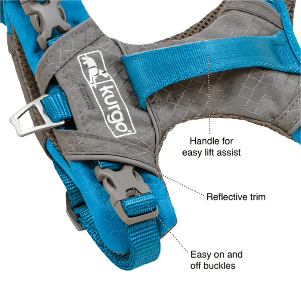 Kurgo Journey Air Harness for Dogs (Coastal Blue) - Image 6