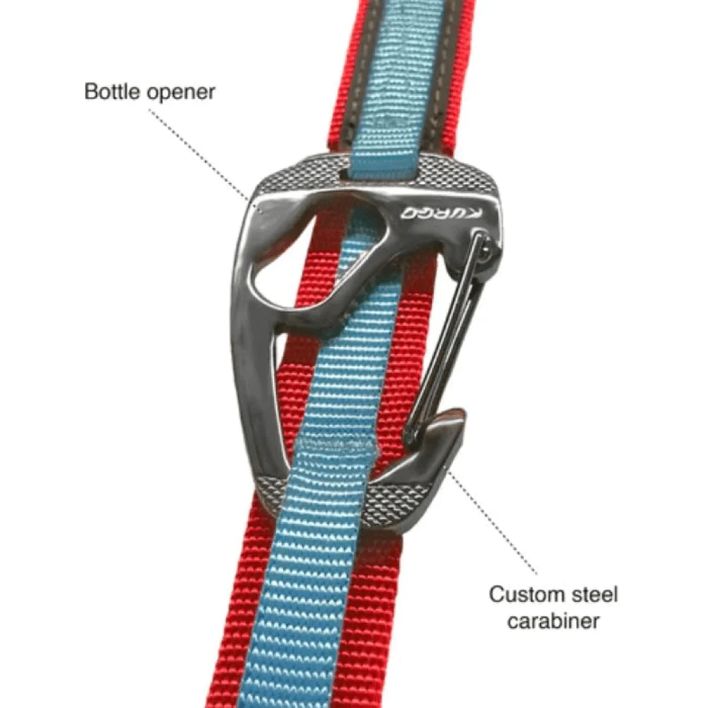 Kurgo Quantum 6 in 1 Dog Leash (Barn Red) - Image 4