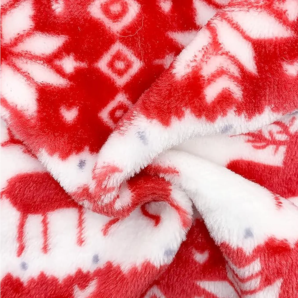 KUTKUT Cute Reindeer Soft Flannel Fleece Shirt for Small Dogs & Cats - Image 10