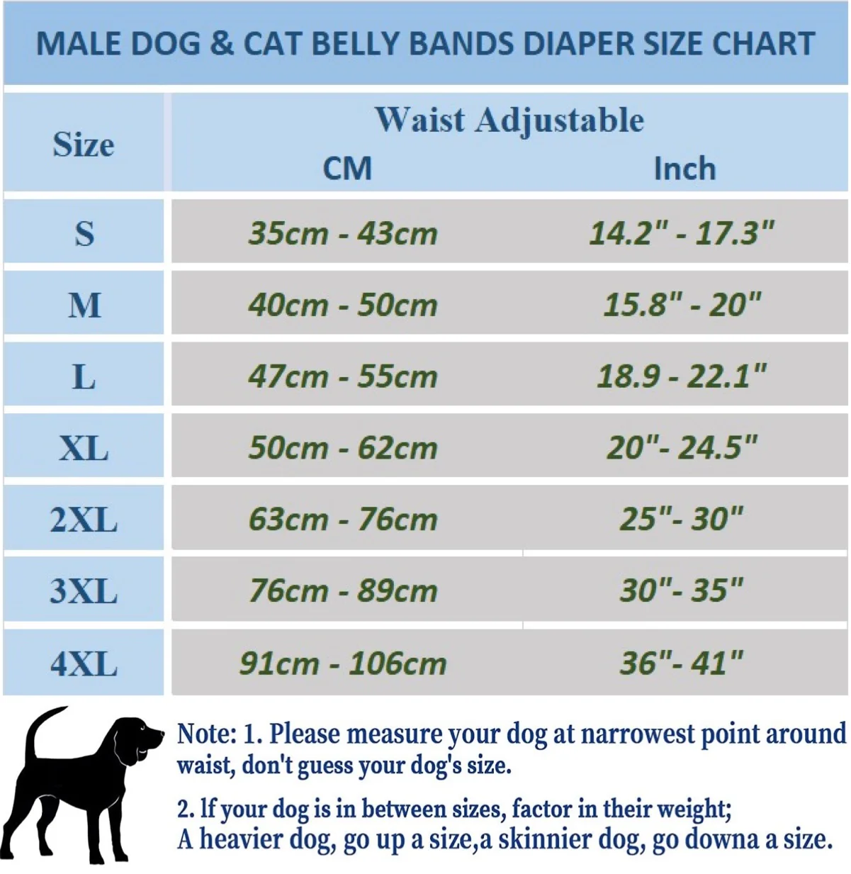 KUTKUT Diapers for Male Dogs (Blue) - Image 5