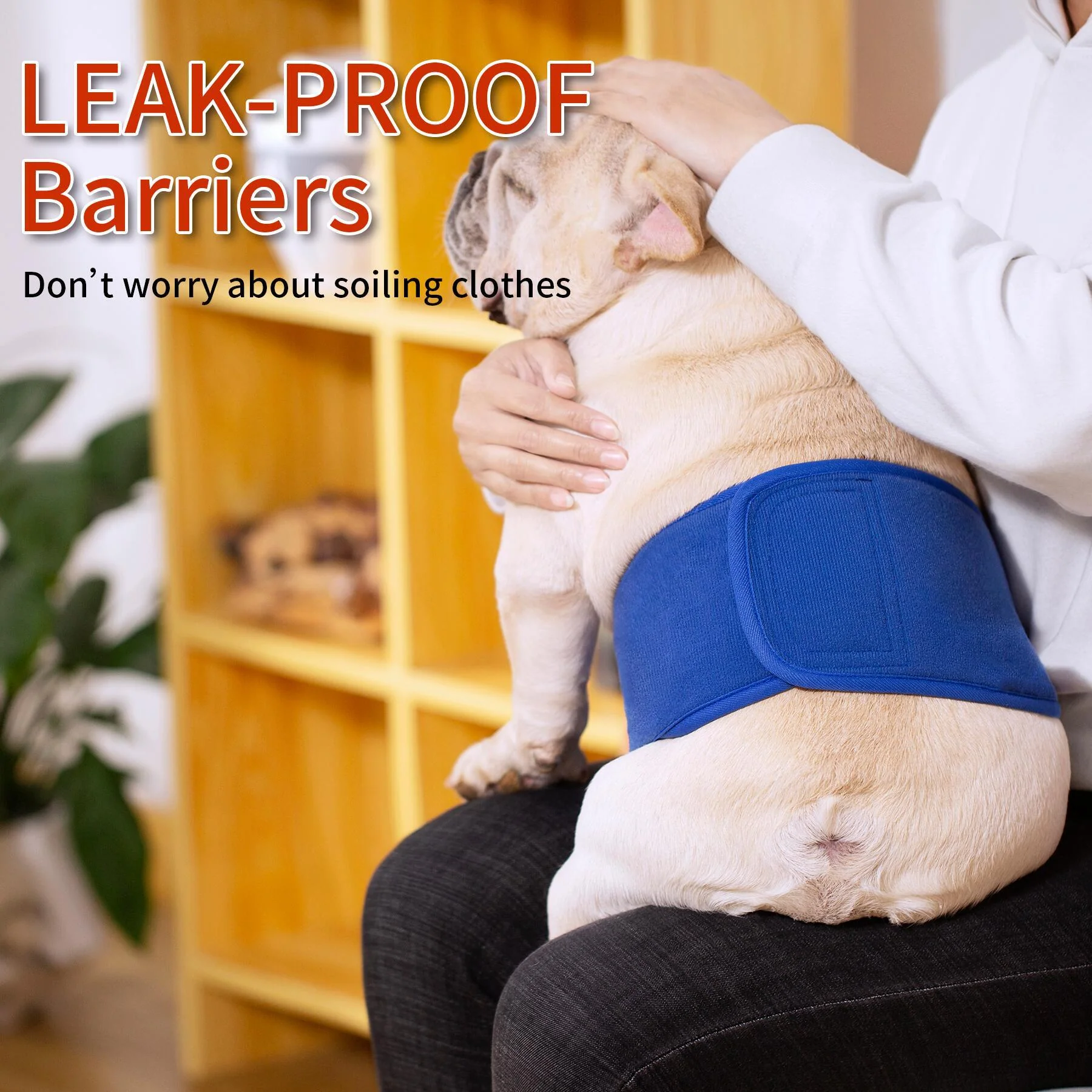 KUTKUT Diapers for Male Dogs (Blue) - Image 7
