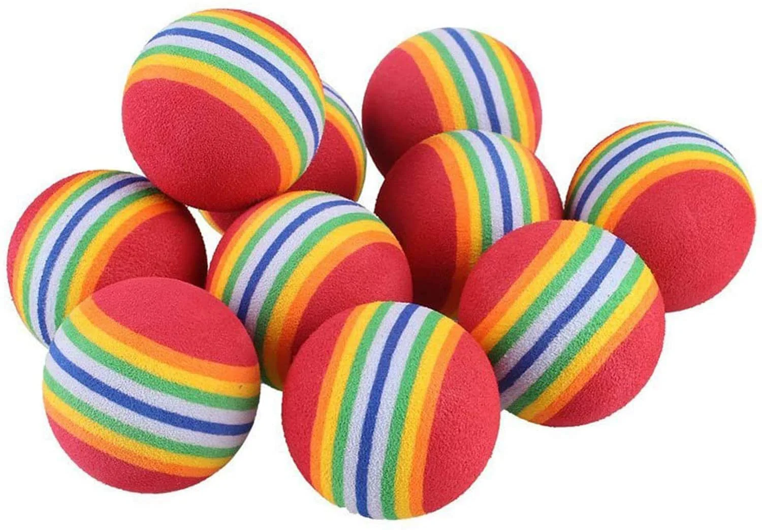 KUTKUT Foam Balls for Cats (Rainbow) - Image 12