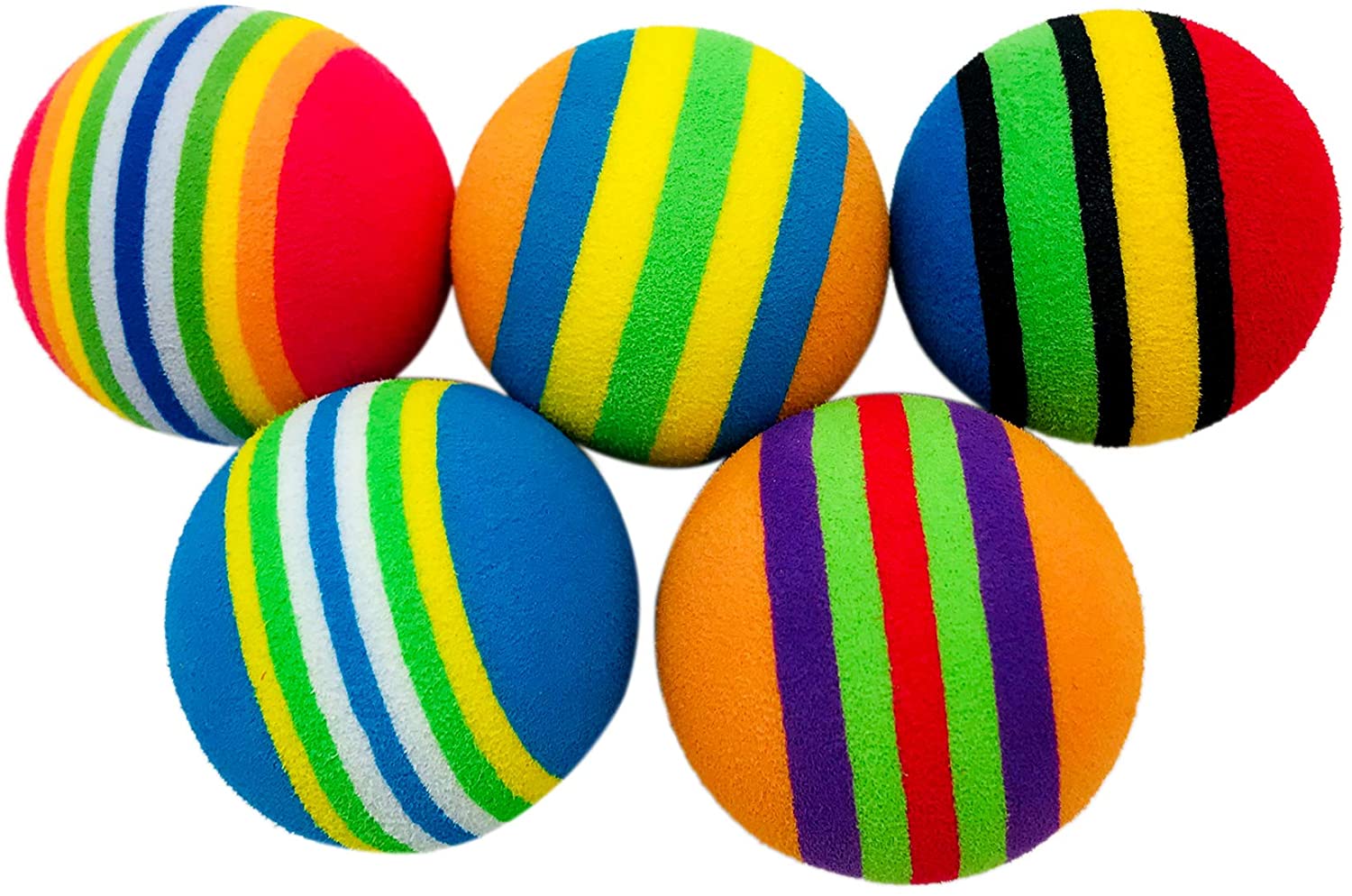 KUTKUT Foam Balls for Cats (Rainbow) - Image 13