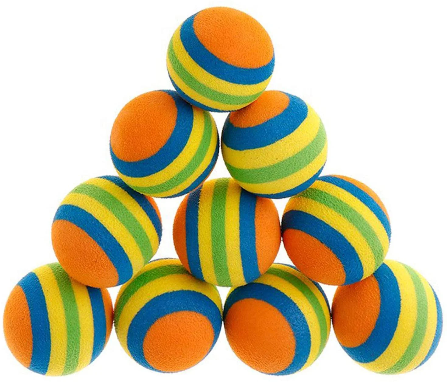 KUTKUT Foam Balls for Cats (Rainbow) - Image 14