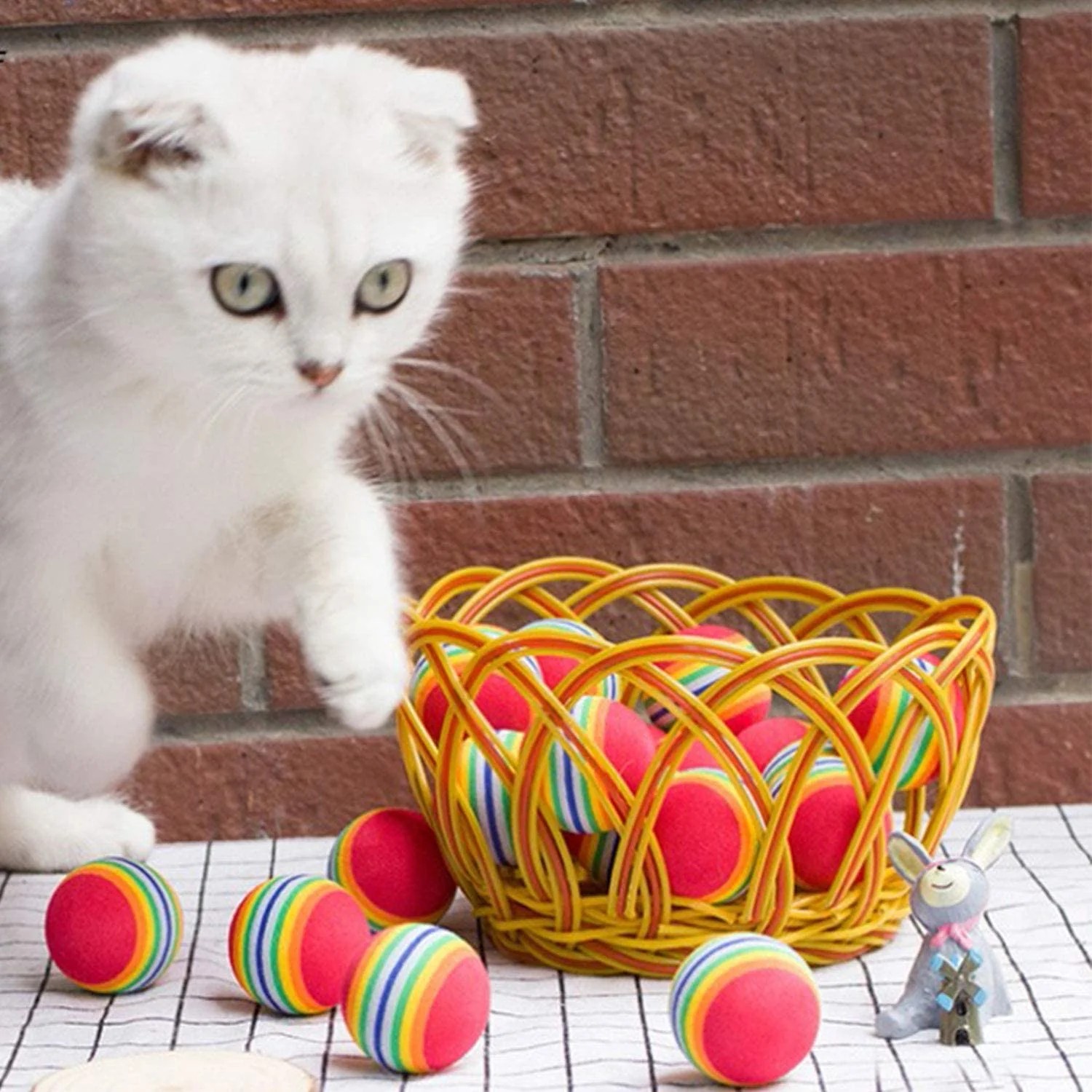 KUTKUT Foam Balls for Cats (Rainbow) - Image 15