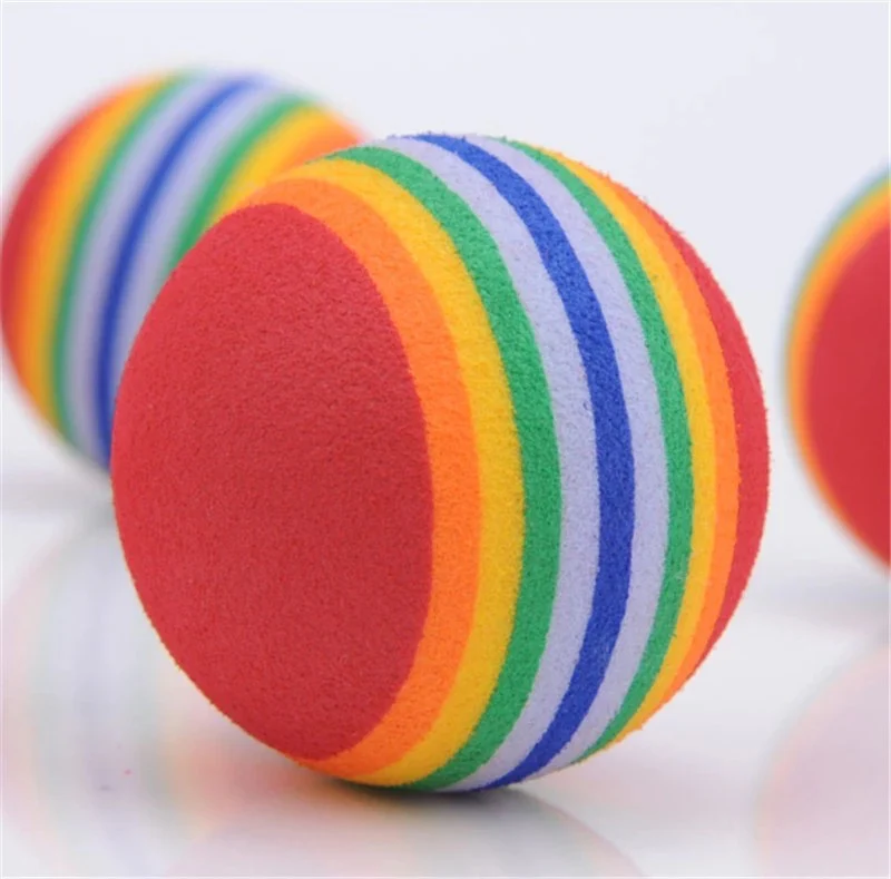 KUTKUT Foam Balls for Cats (Rainbow) - Image 19