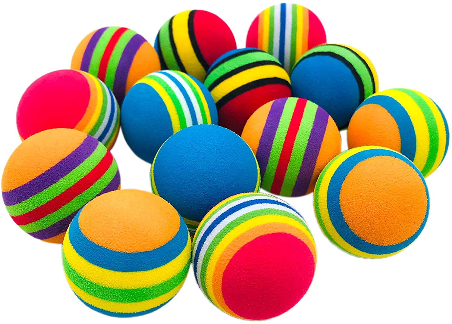 KUTKUT Foam Balls for Cats (Rainbow) - Image 9