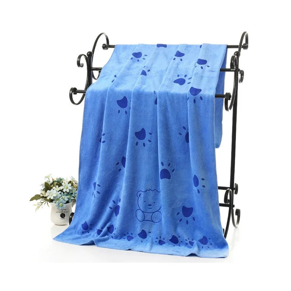 KUTKUT Looluuloo Microfiber Drying Towels for Dogs (Blue) - Image 3