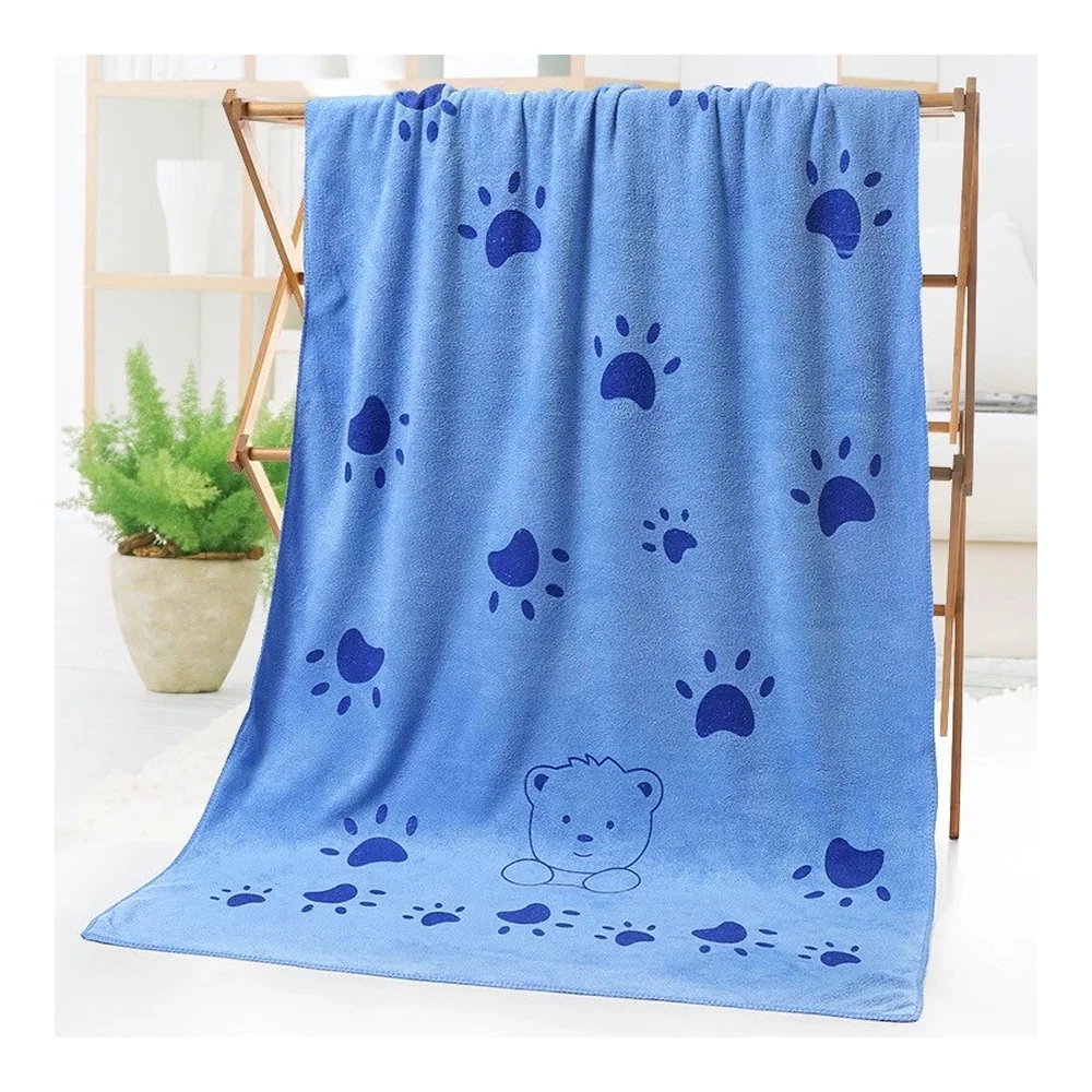 KUTKUT Looluuloo Microfiber Drying Towels for Dogs (Blue) - Image 6