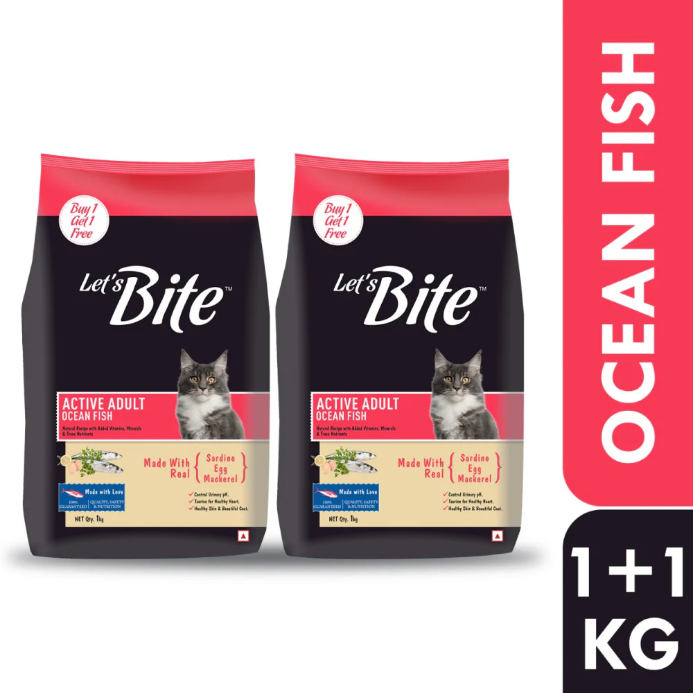 Let's Bite Active Adult Ocean Fish Dry Cat Food - Image 12
