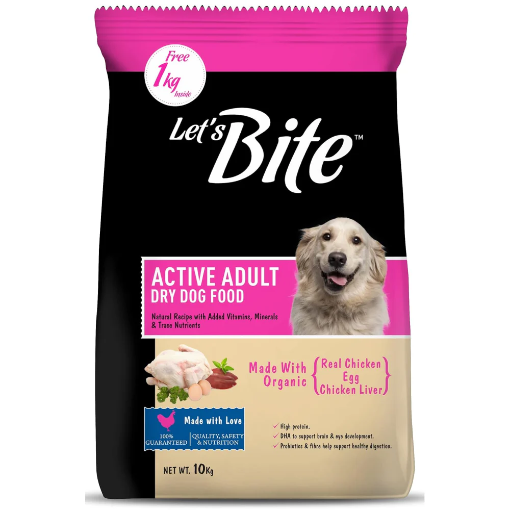 Let's Bite Active Adult Chicken Dry Food for Dogs - Image 10