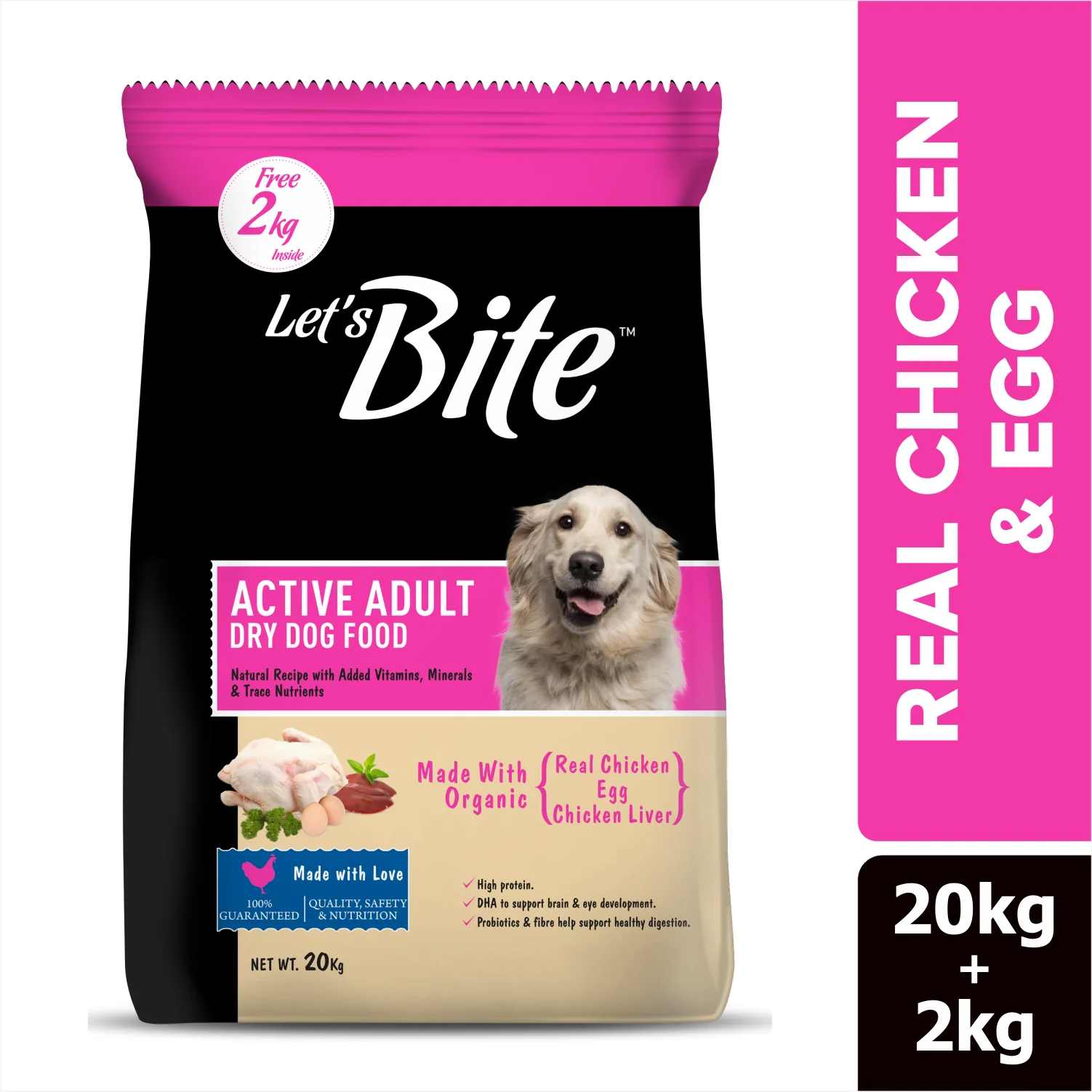 Let's Bite Active Adult Chicken Dry Food for Dogs - Image 11