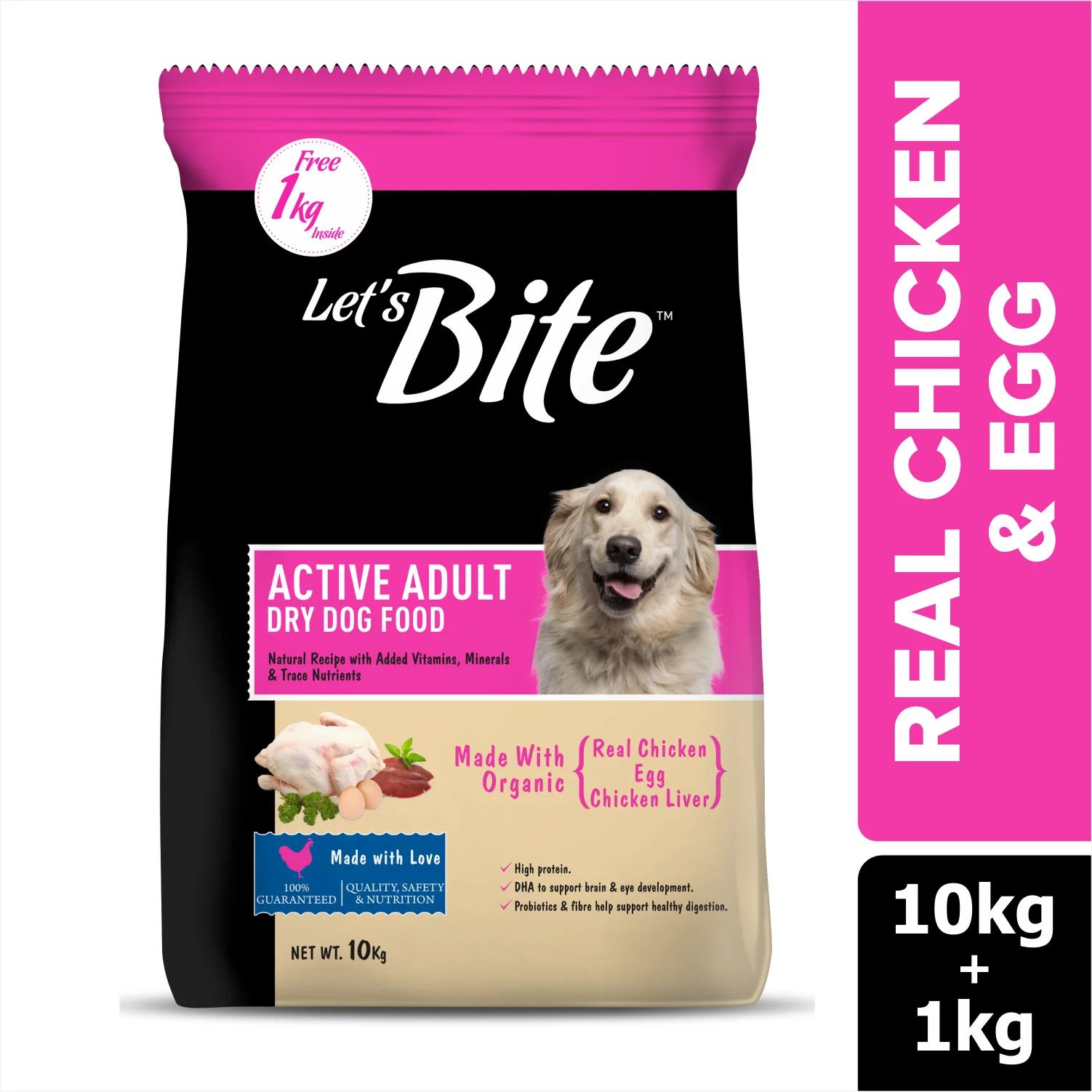 Let's Bite Active Adult Chicken Dry Food for Dogs - Image 12