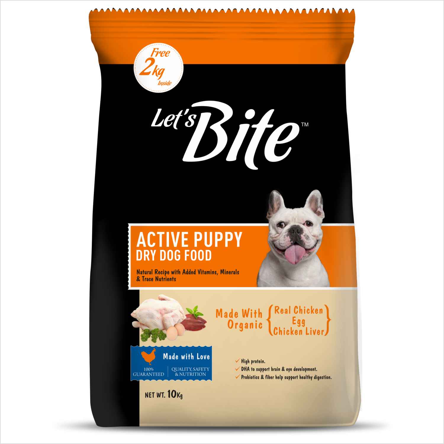 Let's Bite Active Puppy Chicken Dog Dry Food - Image 8