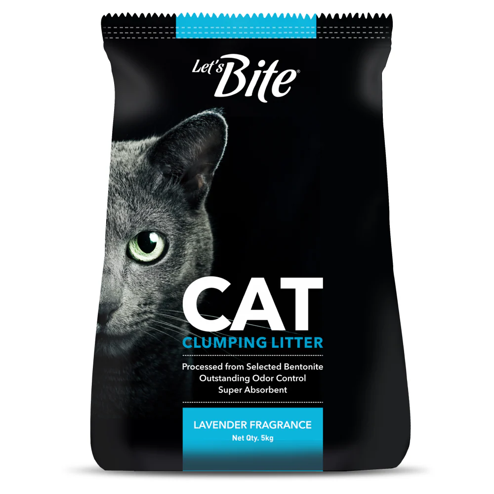 Let's Bite Lavender Scented Clumping Cat Litter - Image 3