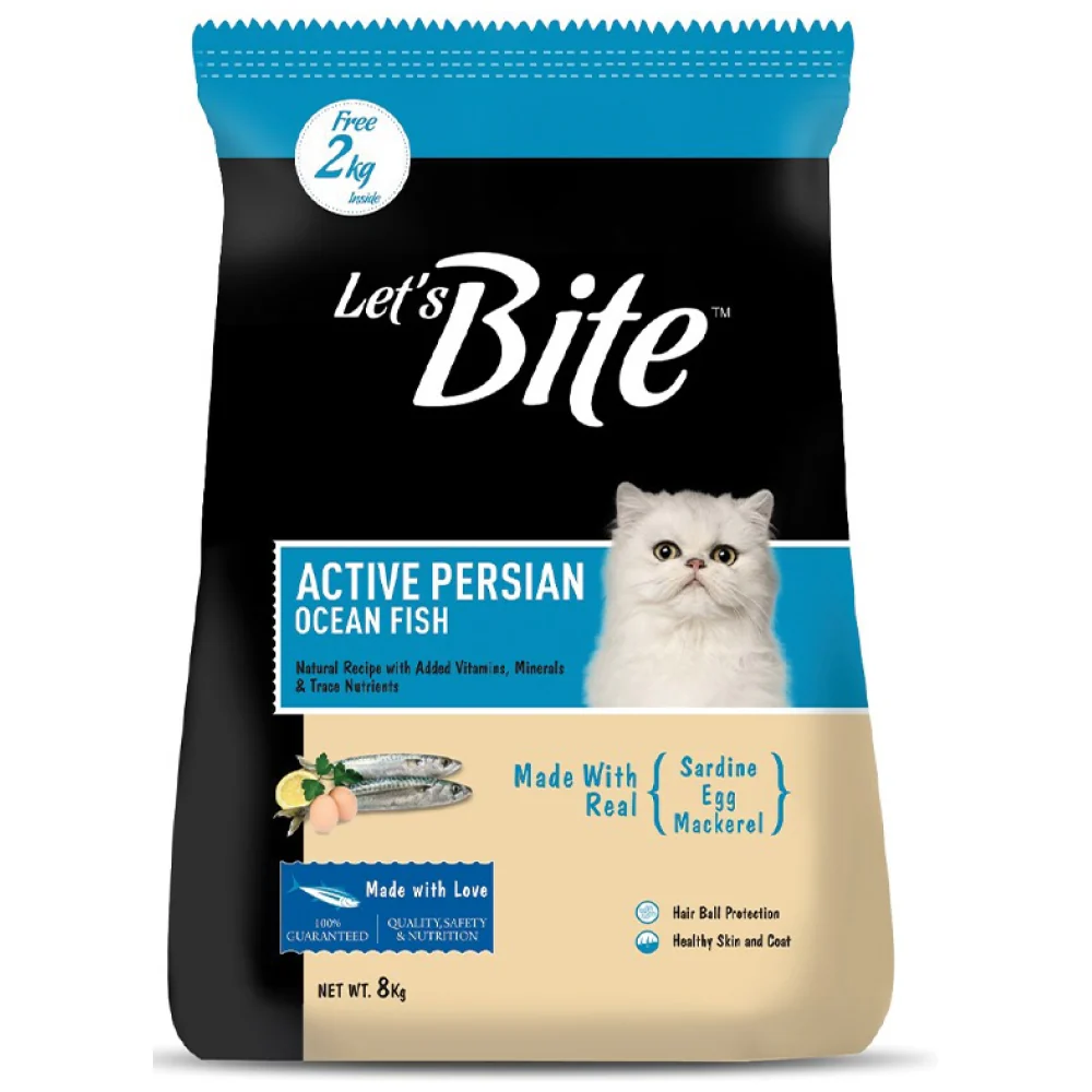 Let's Bite Active Persian Ocean Fish Cat Dry Food - Image 11