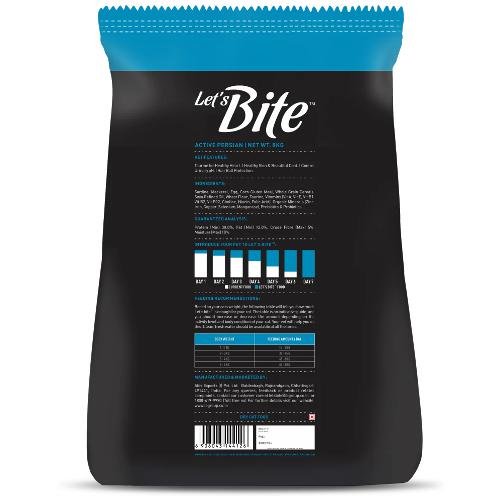 Let's Bite Active Persian Ocean Fish Cat Dry Food - Image 12