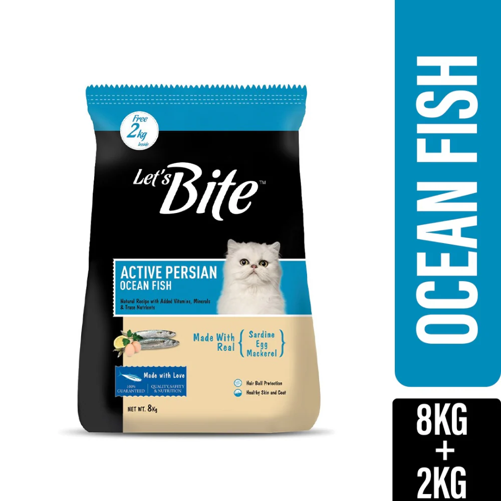 Let's Bite Active Persian Ocean Fish Cat Dry Food - Image 13