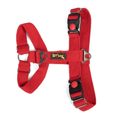 Let's Wag H Harness for Dogs (Red) - Image 3