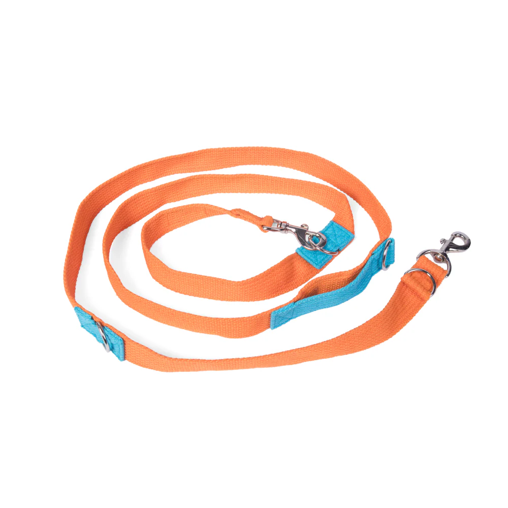 Let's Wag Multi Purpose Leash for Dogs (Orange) - Image 6