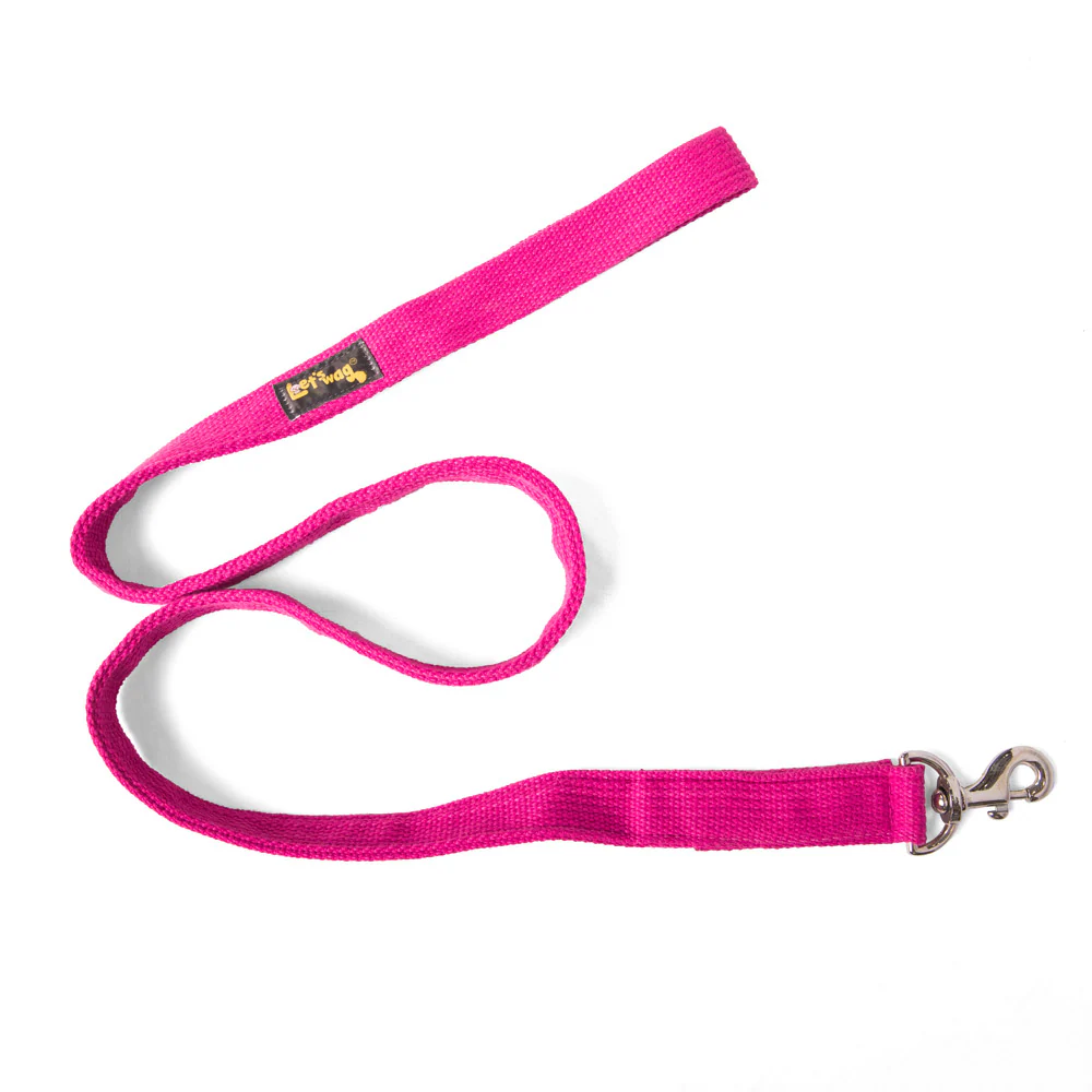 Let's Wag Single Handle Fabric Leash for Dogs (Pink) - Image 4