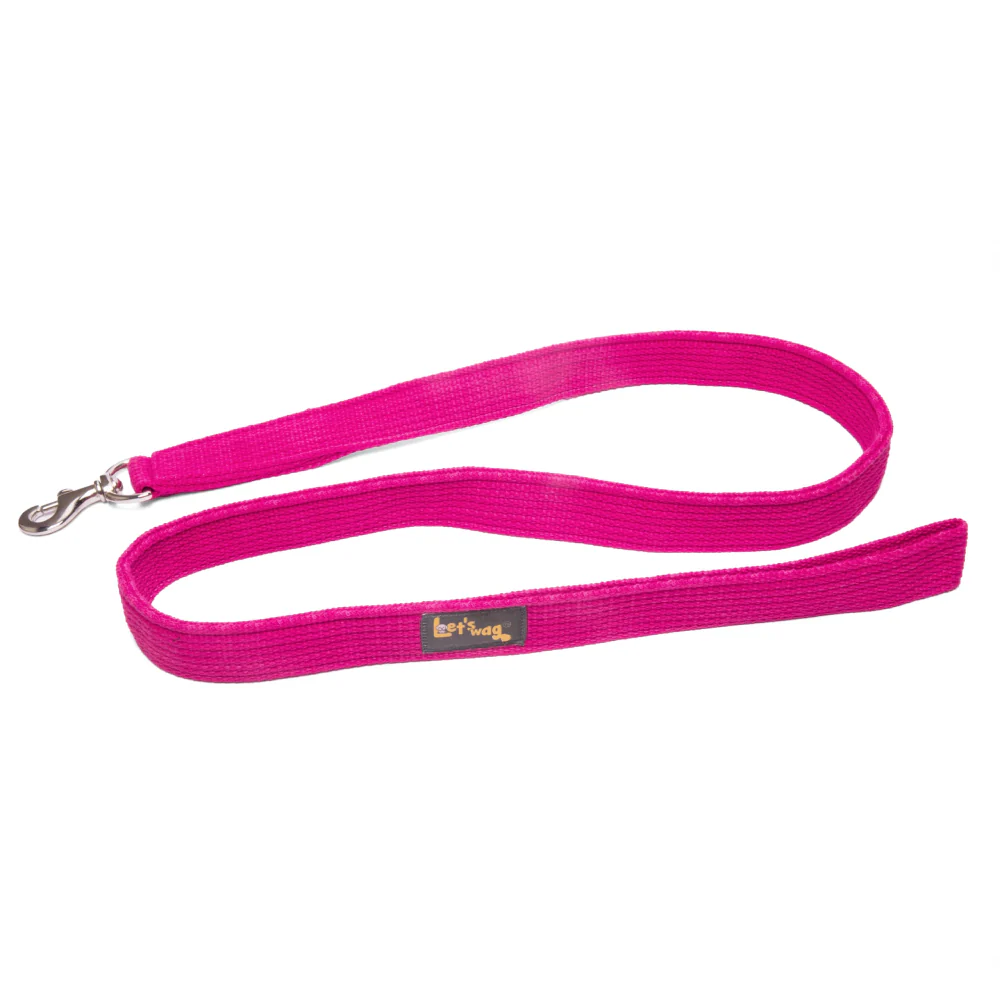 Let's Wag Single Handle Fabric Leash for Dogs (Pink) - Image 6