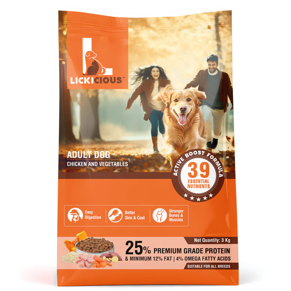Lickicious Chicken and Vegetables Adult Dog Dry Food - Image 10