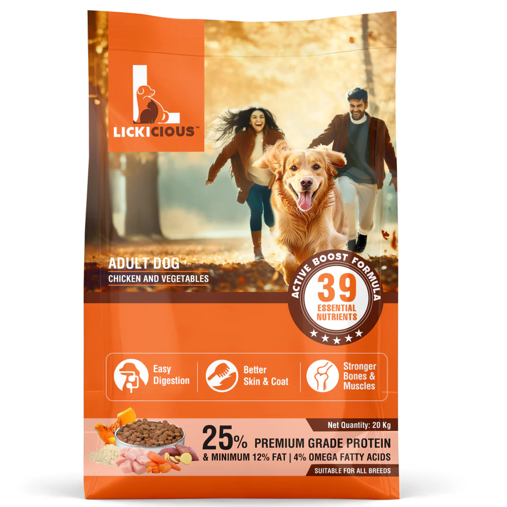 Lickicious Chicken and Vegetables Adult Dog Dry Food - Image 11