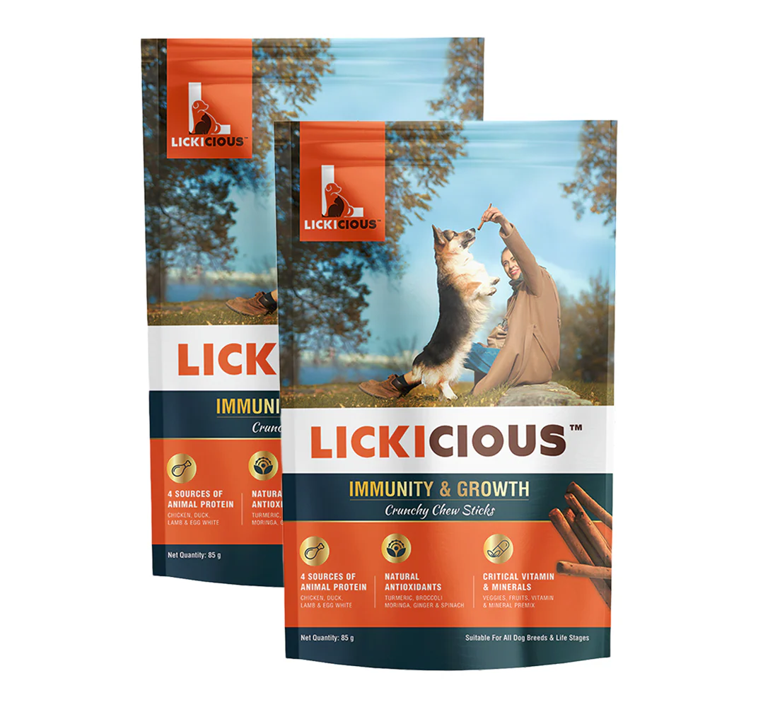 Lickicious Healthy Growth and Immunity Chewy Stick Dog Treats - Image 8