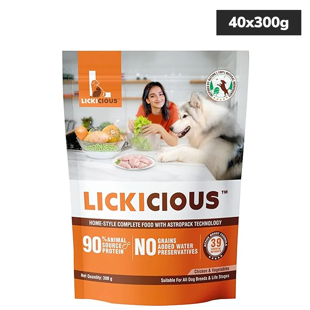 Lickicious Home Style Chicken and Vegetables Dog Wet Food - Image 11