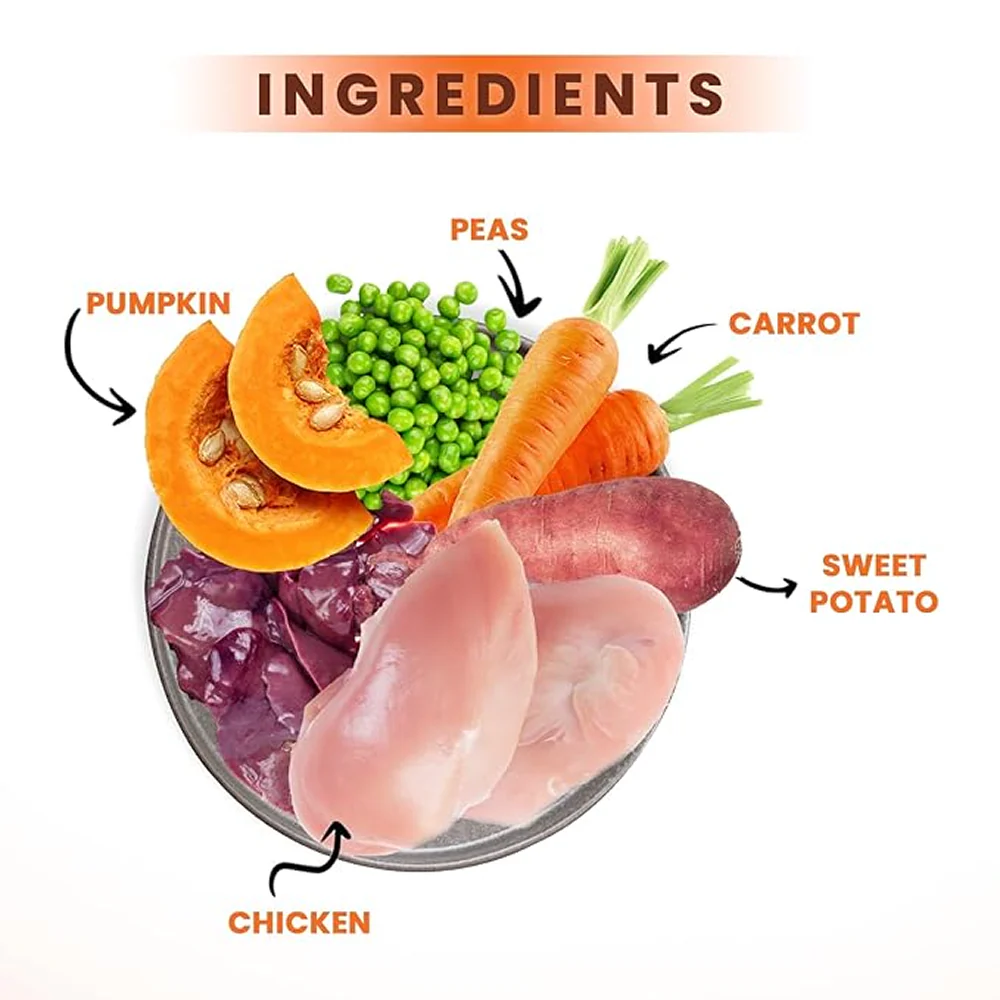 Lickicious Home Style Chicken and Vegetables Dog Wet Food - Image 2