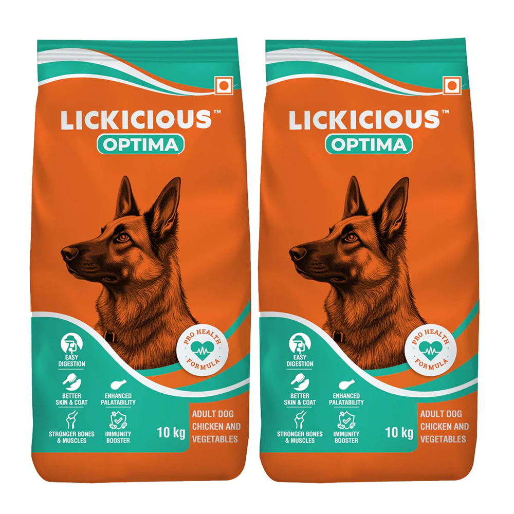 Lickicious Optima Chicken and Vegetable Adult Dog Dry Food - Image 12