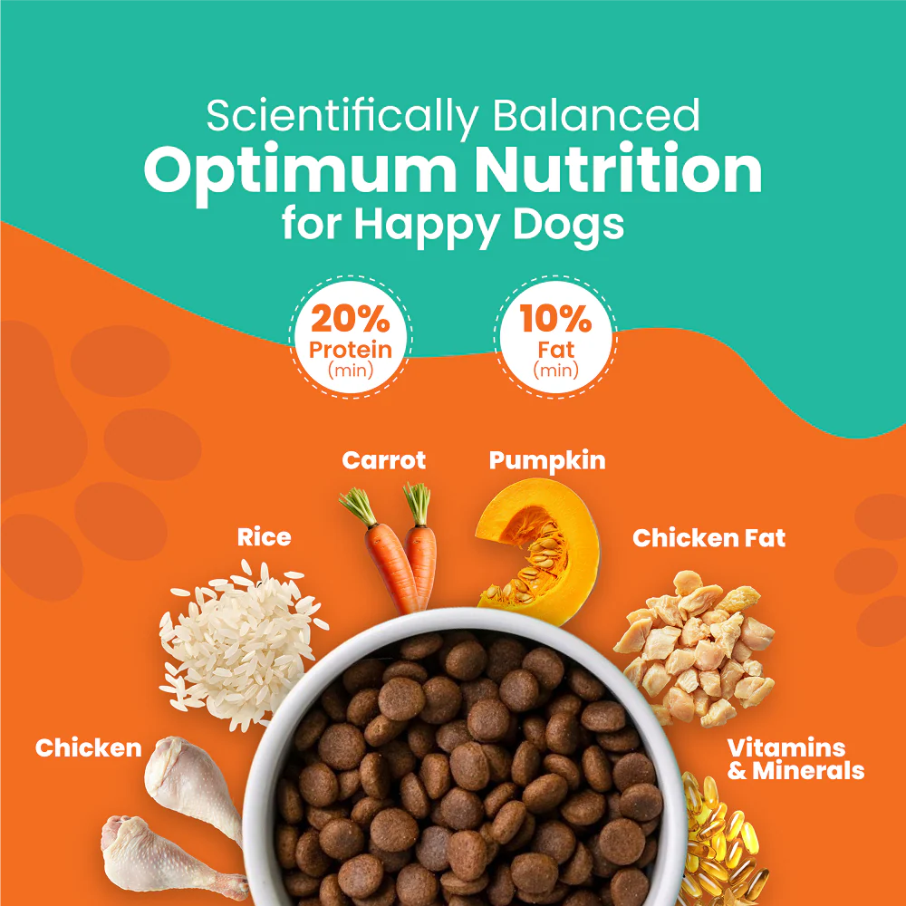 Lickicious Optima Chicken and Vegetable Adult Dog Dry Food - Image 6