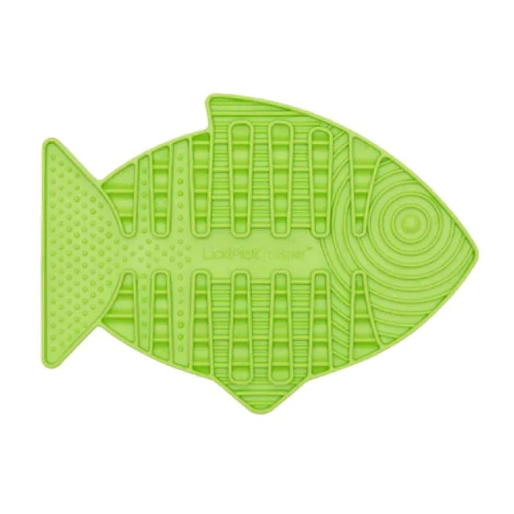 LickiMat Casper Slow Feeder for Cats (Green)