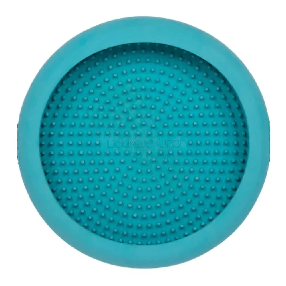 LickiMat UFO Slow Feeder for Dogs (Turquoise) - Image 2