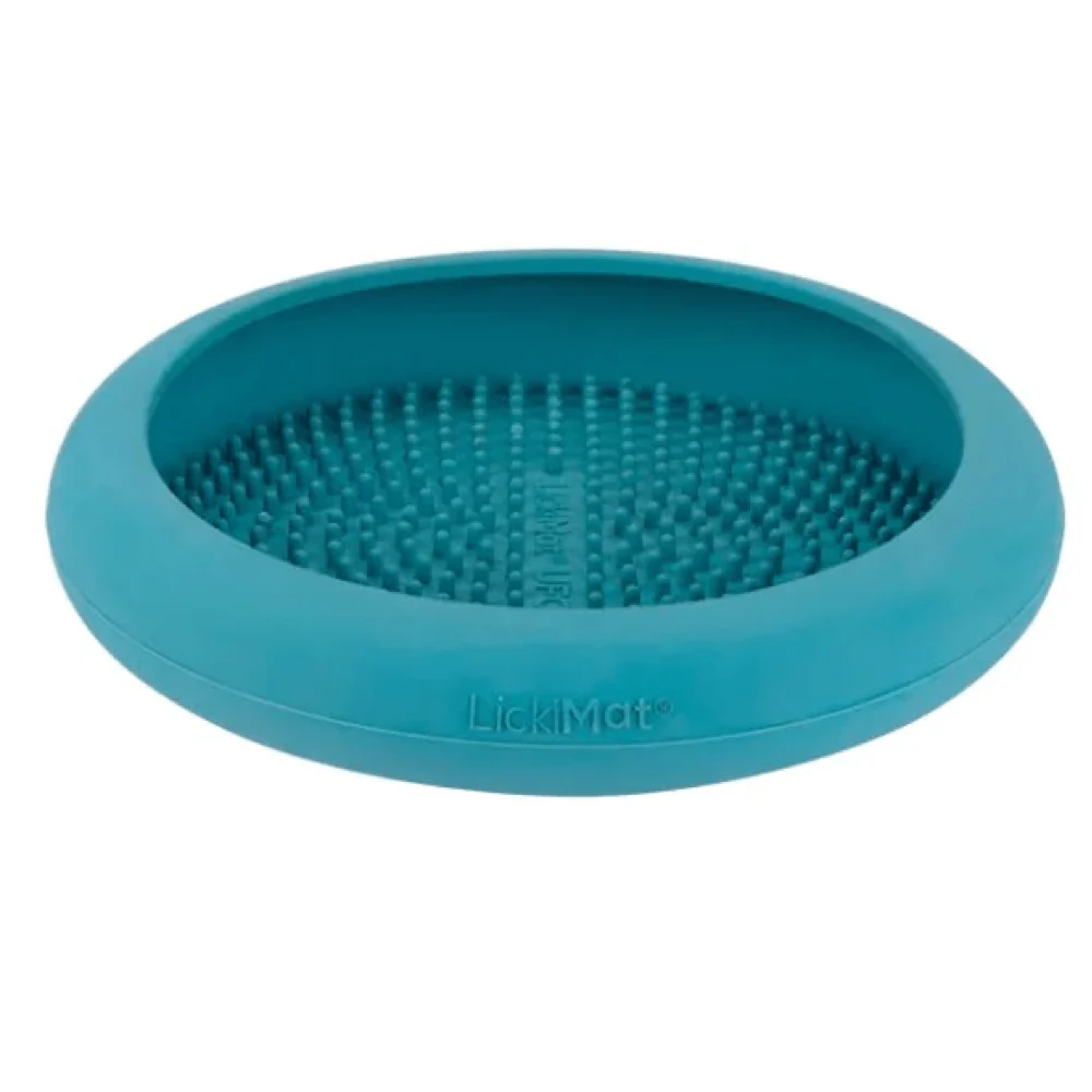 LickiMat UFO Slow Feeder for Dogs (Turquoise) - Image 3