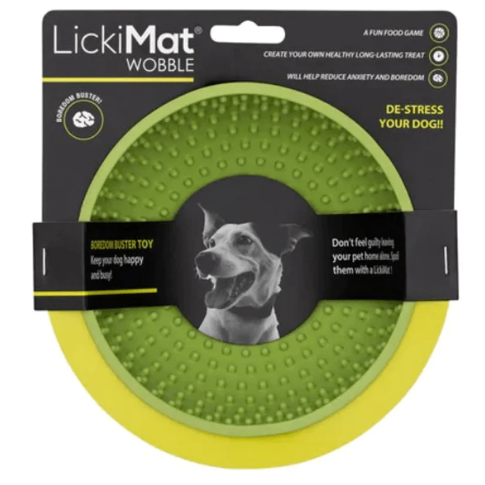 LickiMat Wobble Slow Feeder for Dogs (Light Green) - Image 4